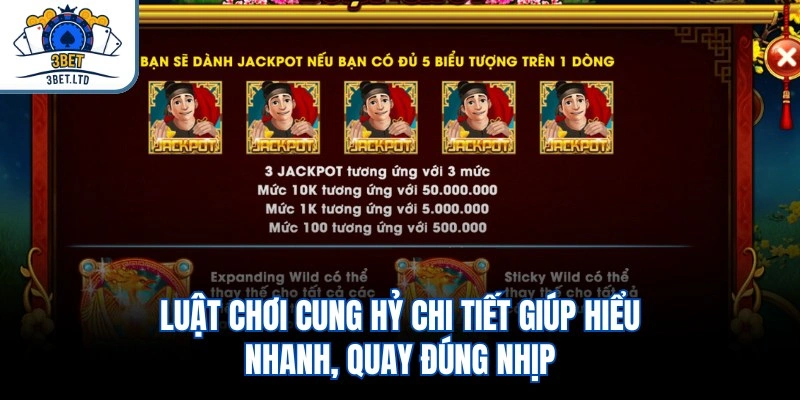 Luật chơi Cung Hỷ chi tiết giúp hiểu nhanh, quay đúng nhịp